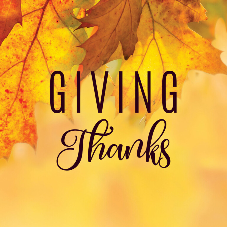 Giving Thanks