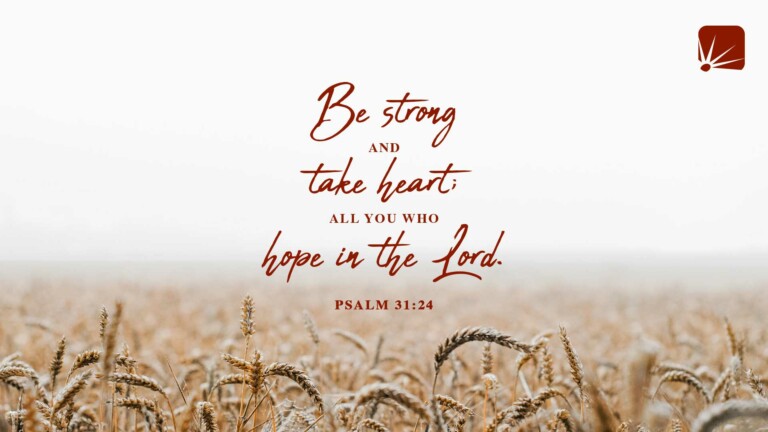 Sé fuerte y anímate