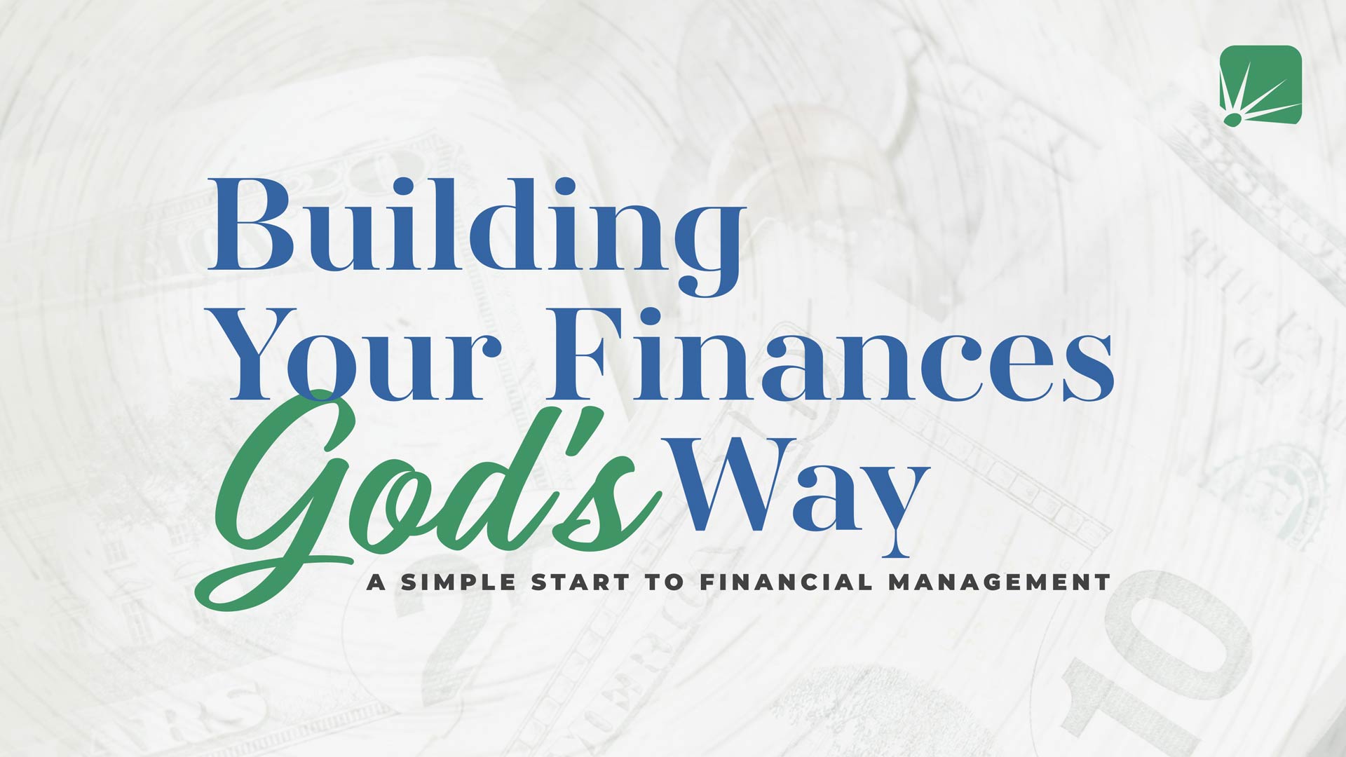 Building Your Finances God's Way