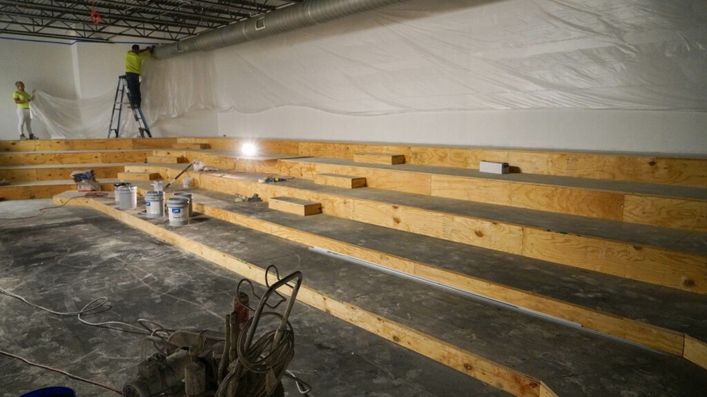 Construction: Choir Seating
