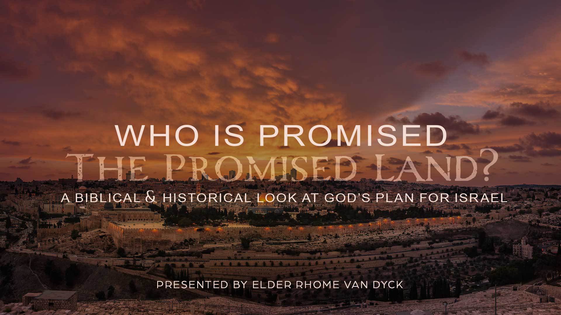 Who Is Promised the Promise Land?