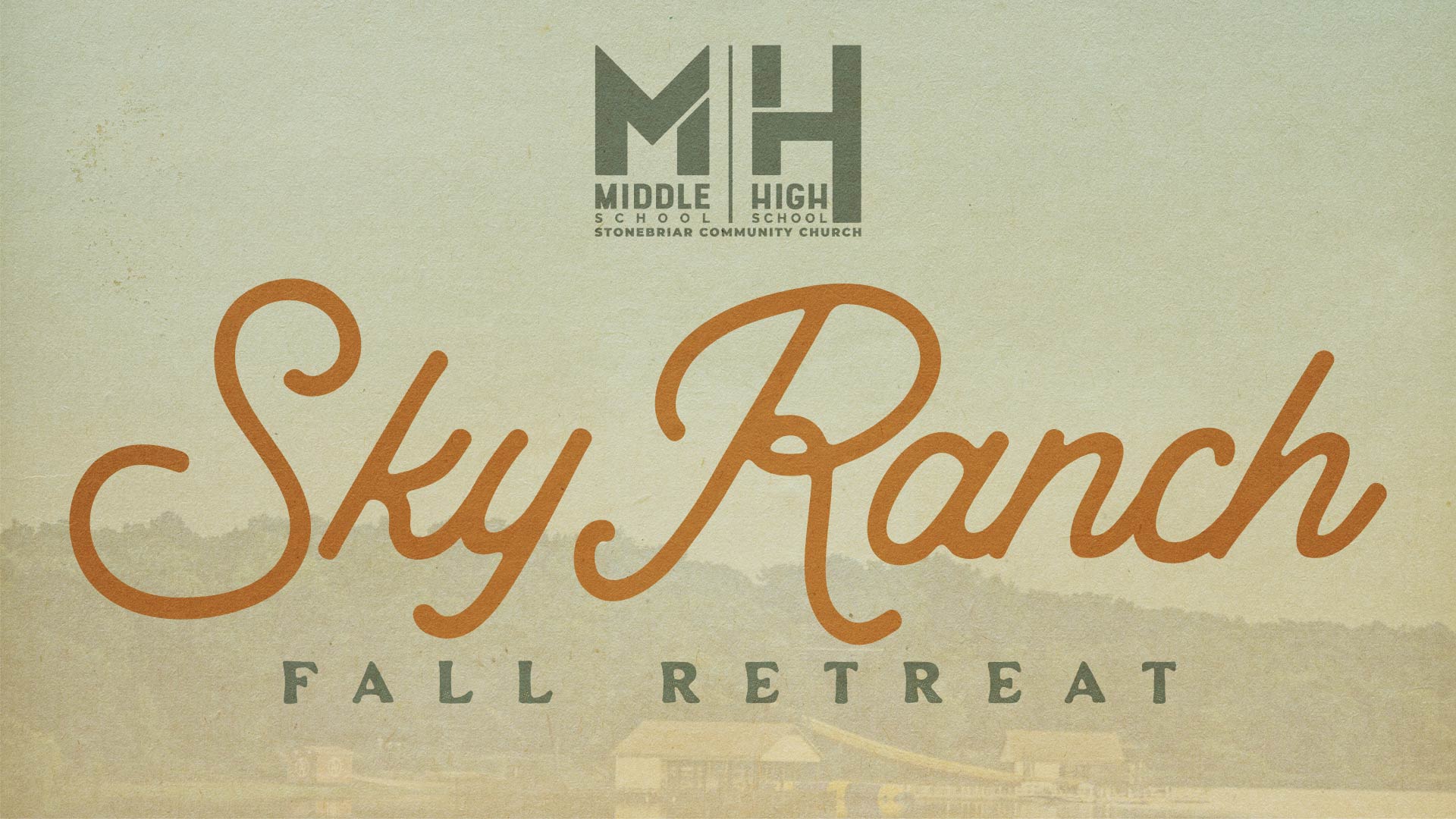 Middle and High School Fall Retreat at Sky Ranch
